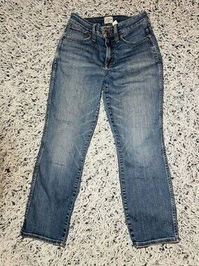 J. Crew Women's Curvy Vintage Slim Straight Leg High Rise Curvy Size 27P